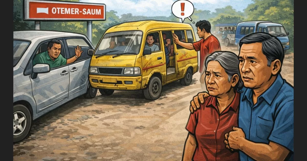Transportasi Otemer-Saumlaki Disorot: Angkot Diduga Tak Layak, Penumpang Mengaku Dipaksa Naik Kendaraan Tertentu