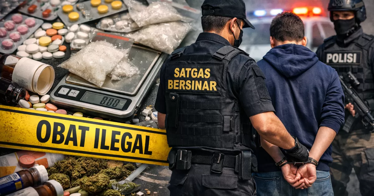 Satgas Bersinar Bogor Tekan Peredaran Narkotika, Kasus Obat Ilegal Justru Meningkat