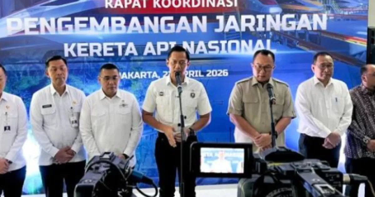 AHY: Perluasan Jaringan Kereta Api Tekan Emisi Karbon, Butuh Investasi Rp1.200 Triliun