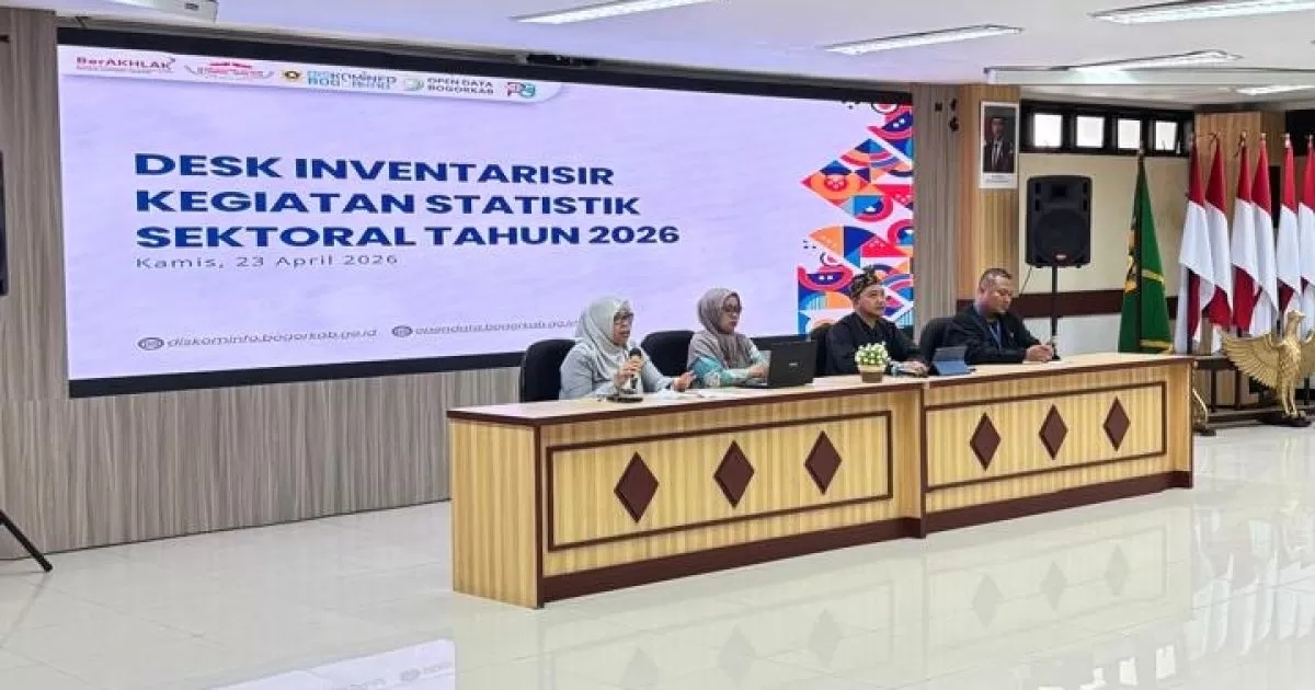 Diskominfo Kabupaten Bogor Gelar Desk Statistik Sektoral 2026, Perkuat Tata Kelola Data Terintegrasi