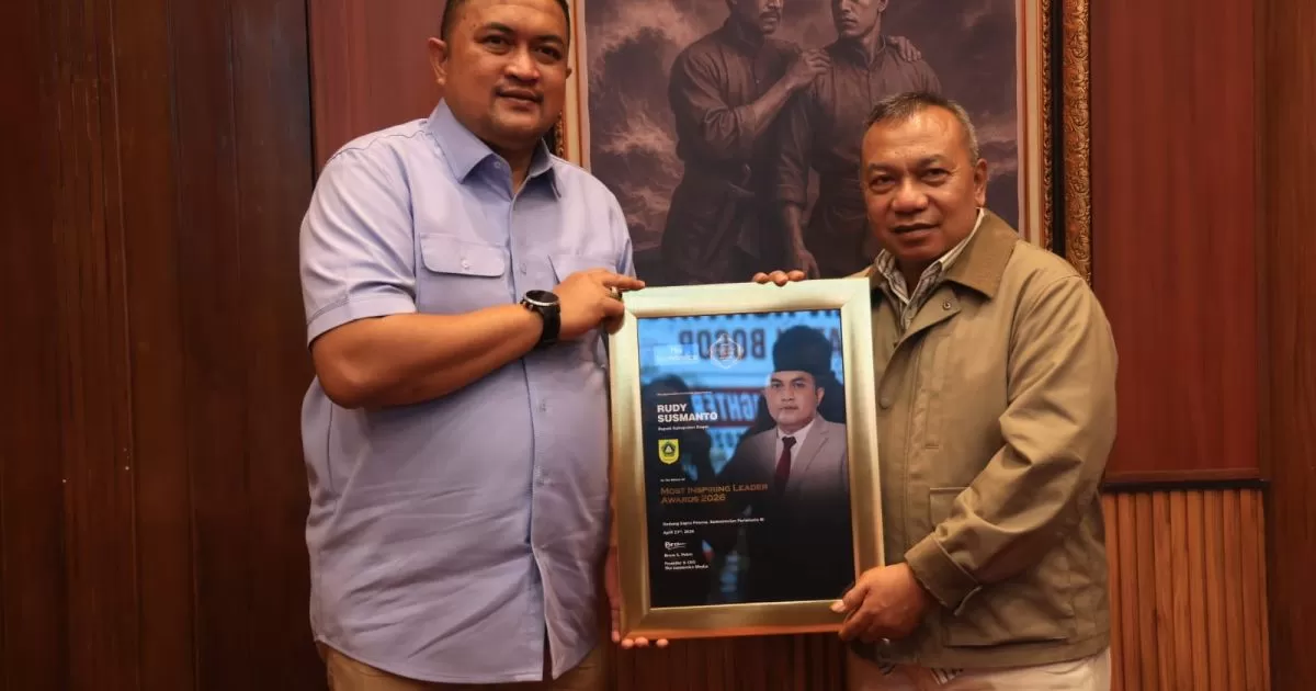 Pemkab Bogor Raih Most Inspiring Leader Awards 2026, Bukti Kepemimpinan Inovatif Rudy Susmanto