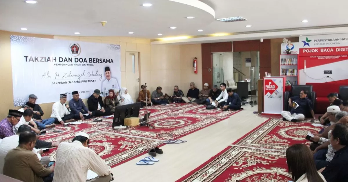 Jejak Pengabdian Zulmansyah Sekedang, PWI Pusat Gelar Doa Bersama 7 Hari Wafatnya