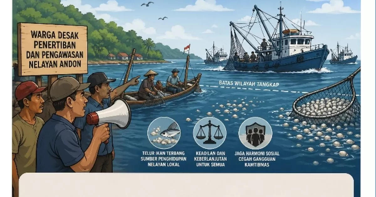 Nelayan Andon di Perairan Tanimbar Disorot, Warga Desak Penertiban: Ancaman Ekologi hingga Potensi Gangguan Kamtibmas