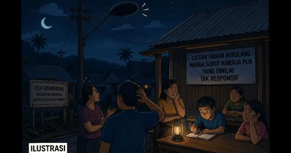 Lampu Padam Berulang di Tutukembong, Warga Sorot Kinerja PLN yang Dinilai Tak Responsif