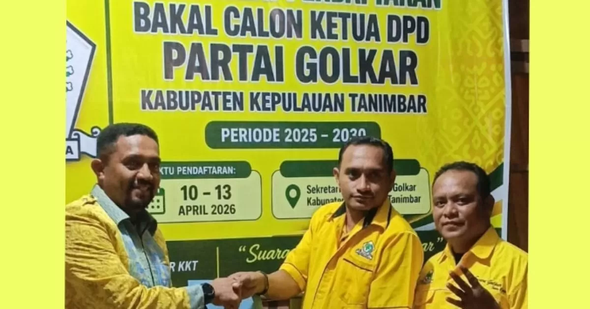 Musda Golkar Tanimbar Dinamis, Ongen Rangkore Dorong Verifikasi Terbuka dan Tunggu Arahan DPP