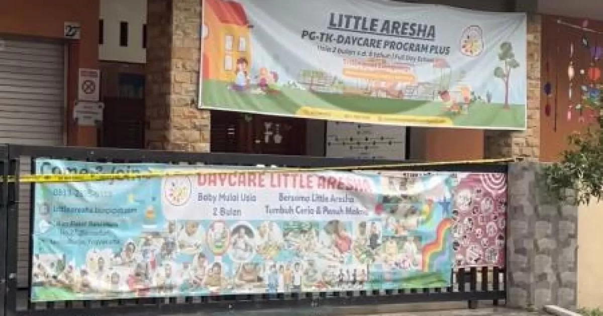 13 Tersangka Kasus Kekerasan Anak di Daycare Little Aresha Yogyakarta, 53 Balita Diduga Jadi Korban