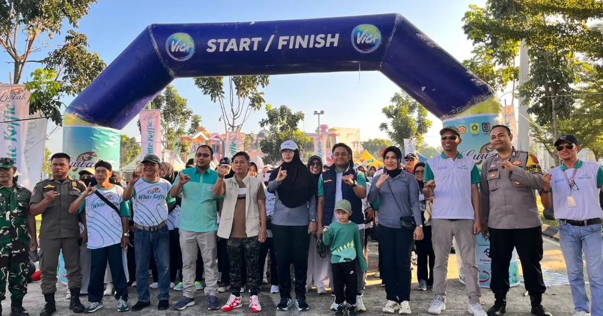 Ribuan Warga Ikuti Jalan Sehat Karang Taruna Kecamatan Kemang, Hadiah Umroh Jadi Daya Tarik