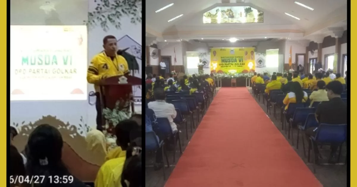 Musda VI Partai Golkar Tanimbar Dibuka di Saumlaki Resmi Digelar