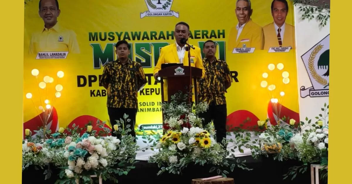Umar Lessy: Golkar adalah jalan pengabdian yang lahir dari kerja nyata, bukan sekadar retorika