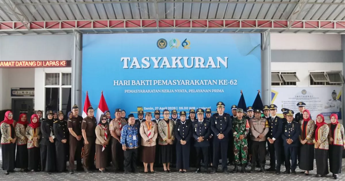 Lapas Cibinong Ikuti Tasyukuran HBP ke-62, Tegaskan Komitmen Pelayanan Prima dan Pembinaan Humanis