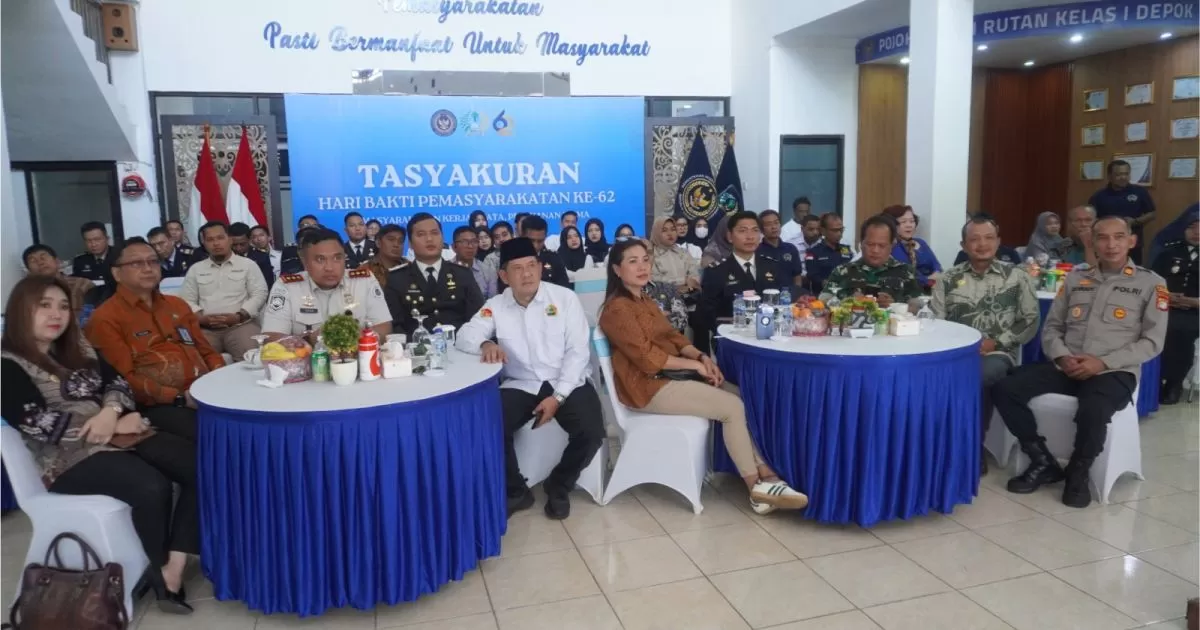 Rutan Kelas I Depok Gelar Tasyakuran Hari Bakti Pemasyarakatan ke-62, Perkuat Komitmen Pelayanan