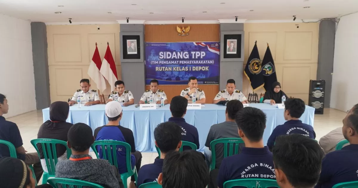 Rutan Depok Gelar Sidang TPP, 17 Warga Binaan Diusulkan Program Integrasi
