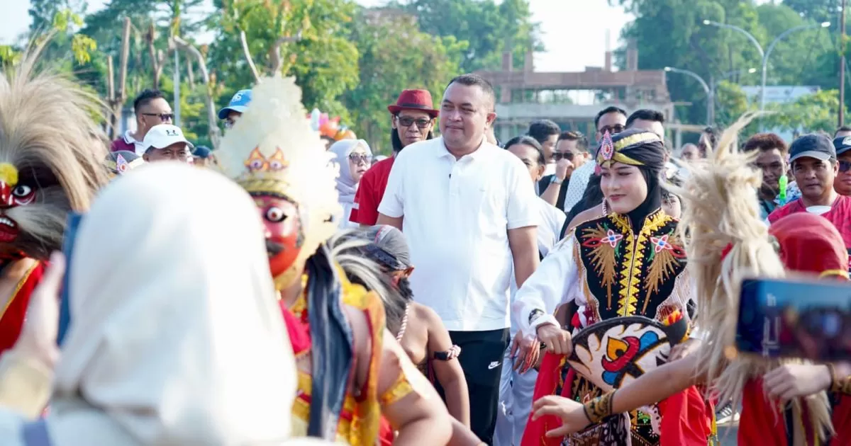 Bupati Bogor Rudy Susmanto Ramaikan CFD Tegar Beriman, Dorong Hidup Sehat dan Kebersamaan Warga