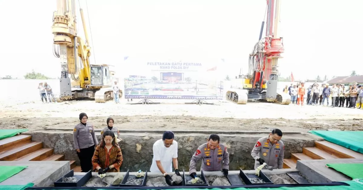 Kapolri Listyo Sigit Resmikan Groundbreaking Mapolda DIY, Usung Konsep Smart City Berbasis Teknologi