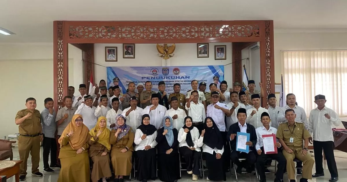 Pengukuhan FPK dan FKDM Cilodong, Perkuat Sinergi Jaga Stabilitas Wilayah