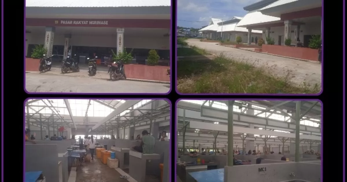 Relokasi Pedagang ke Pasar Ngrimase Dimulai, Adaptasi Sistem Baru dan Biaya Operasional Jadi Perhatian