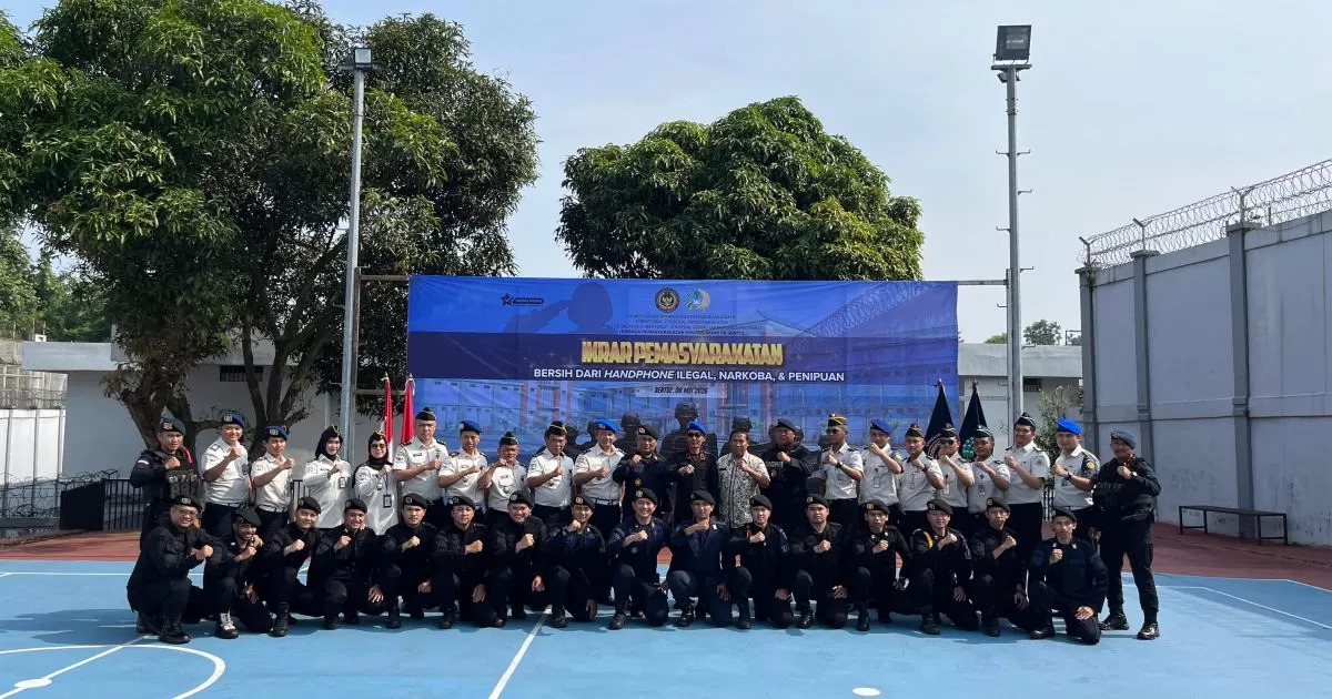 Lapas Khusus Sentul Deklarasi Bersih dari HP Ilegal dan Narkoba, Seluruh Petugas Negatif Tes Urine