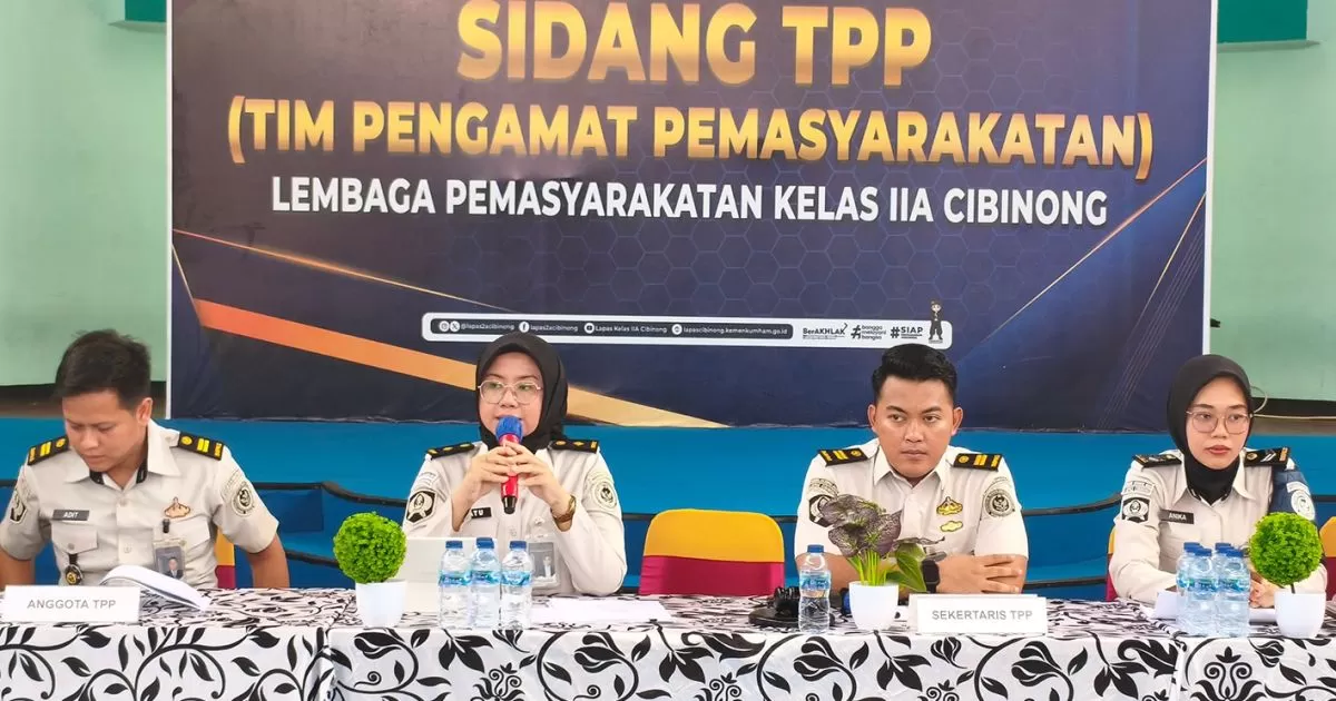 Lapas Cibinong Gelar Sidang TPP untuk Evaluasi Pembinaan dan Usulan Hak Integrasi Warga Binaan
