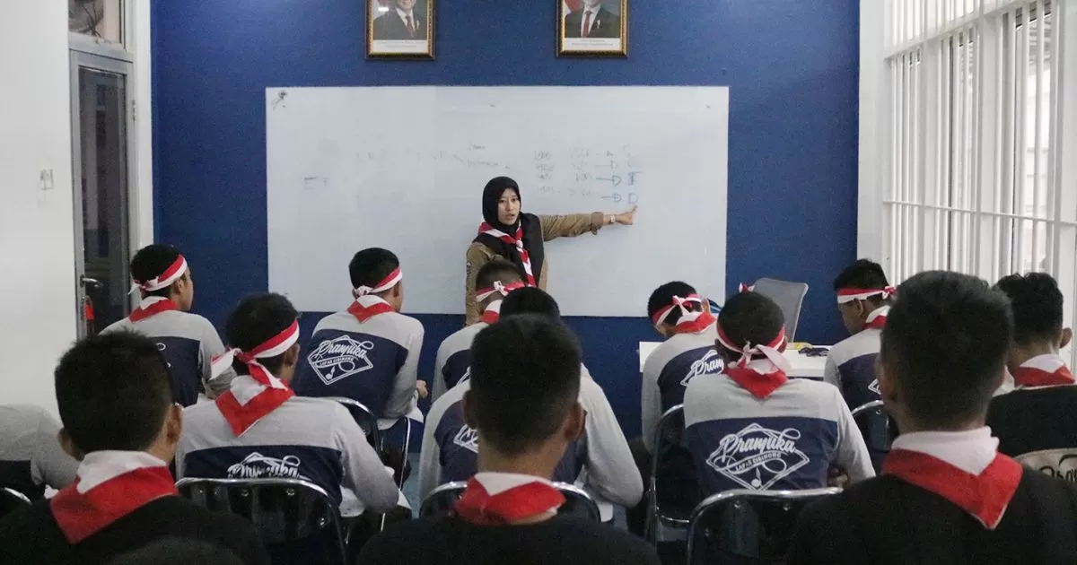 Lapas Cibinong Gelar Pembinaan Kepramukaan untuk Warga Binaan, Bentuk Karakter Disiplin dan Mandiri