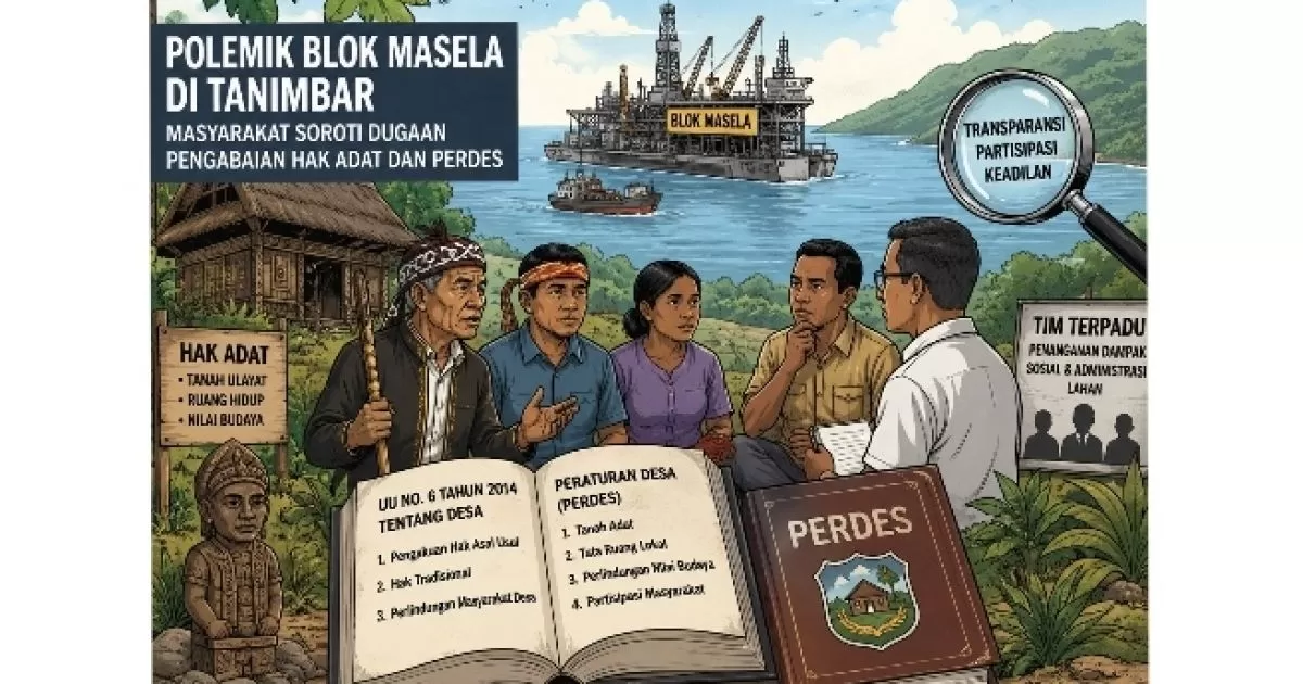 Polemik Blok Masela di Tanimbar, Masyarakat Soroti Dugaan Pengabaian Hak Adat dan Perdes