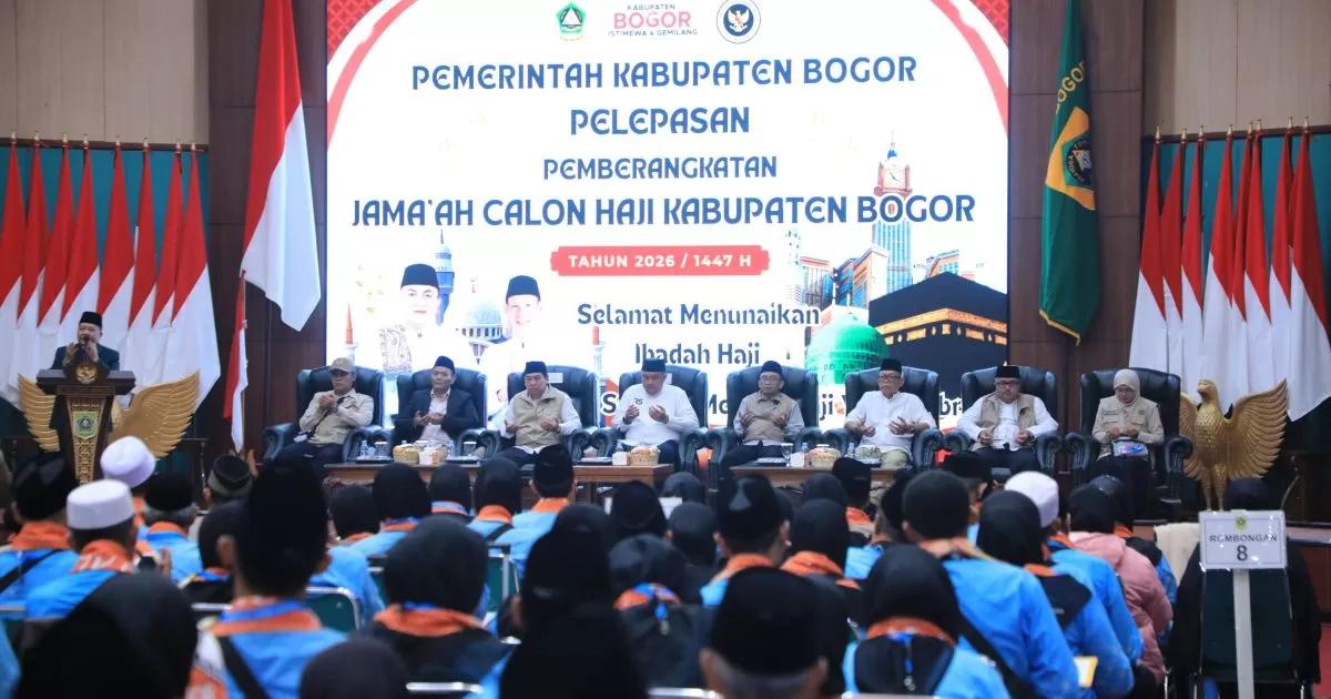Rudy Susmanto Resmi Lepas Jamaah Haji Kloter 24 Kabupaten Bogor ke Tanah Suci