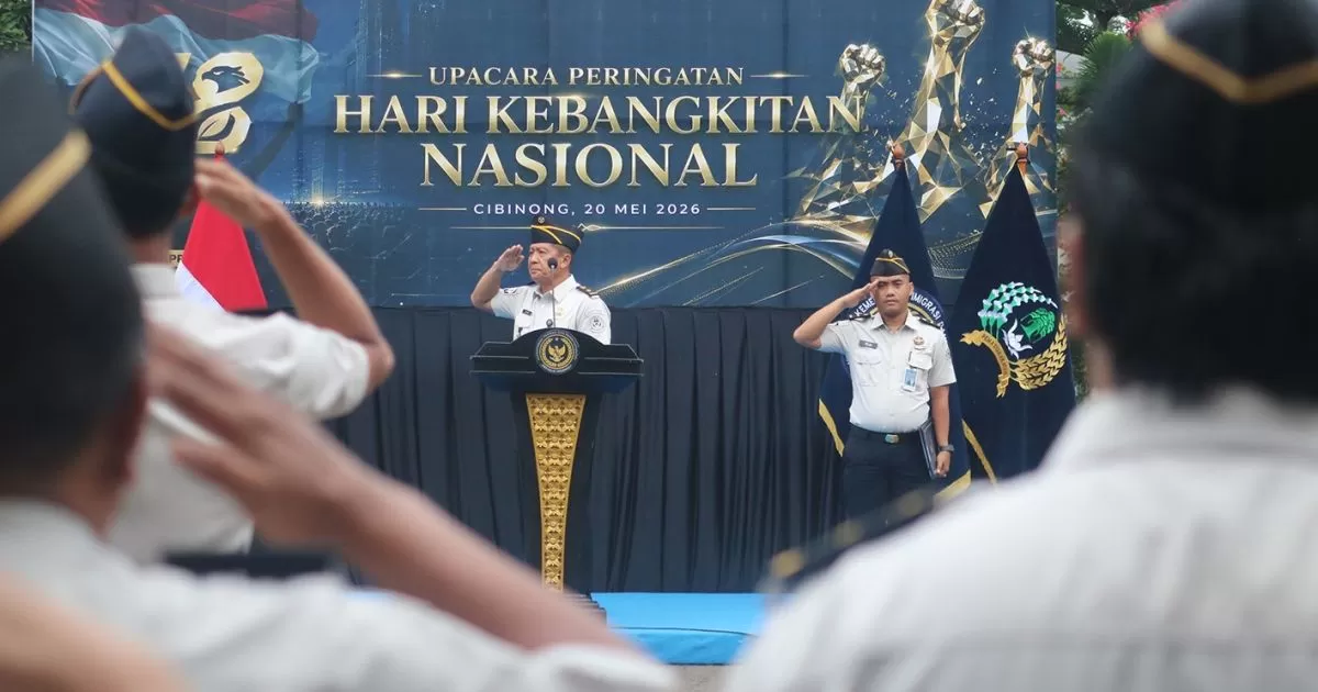Lapas Cibinong Gelar Upacara Harkitnas ke-118, Tegaskan Semangat Nasionalisme dan Kedaulatan Bangsa