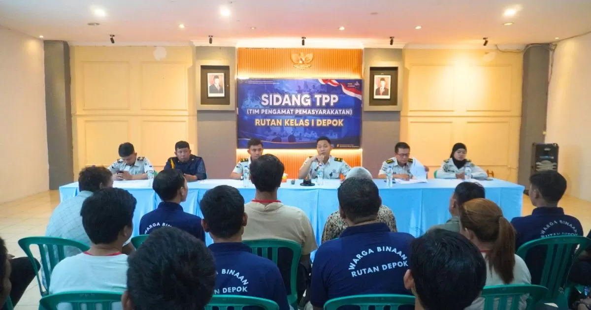 Rutan Depok Gelar Sidang TPP, Wujud Komitmen Penuhi Hak Integrasi Warga Binaan
