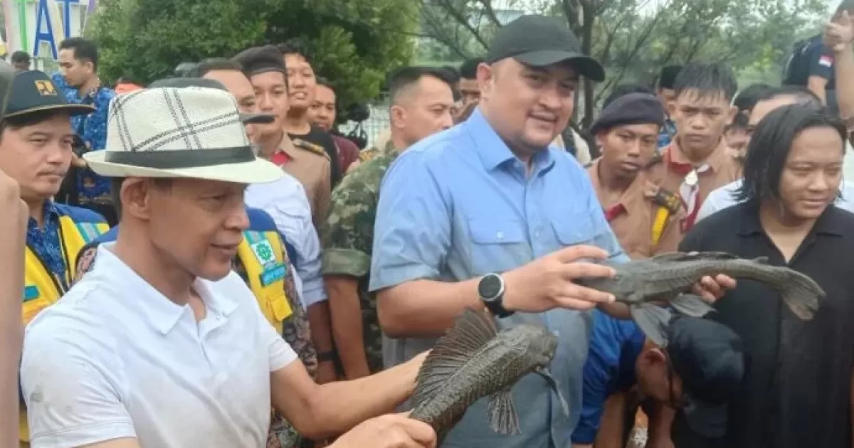 Bupati Bogor Rudy Susmanto Pimpin Aksi Bersih Situ Citatah Cibinong