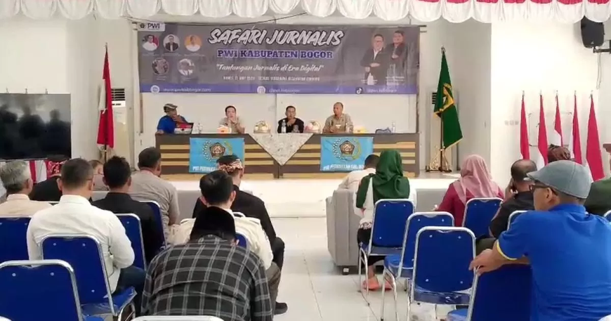 Safari Jurnalis PWI Kabupaten Bogor 2026 Bahas Tantangan Jurnalis di Era Digital