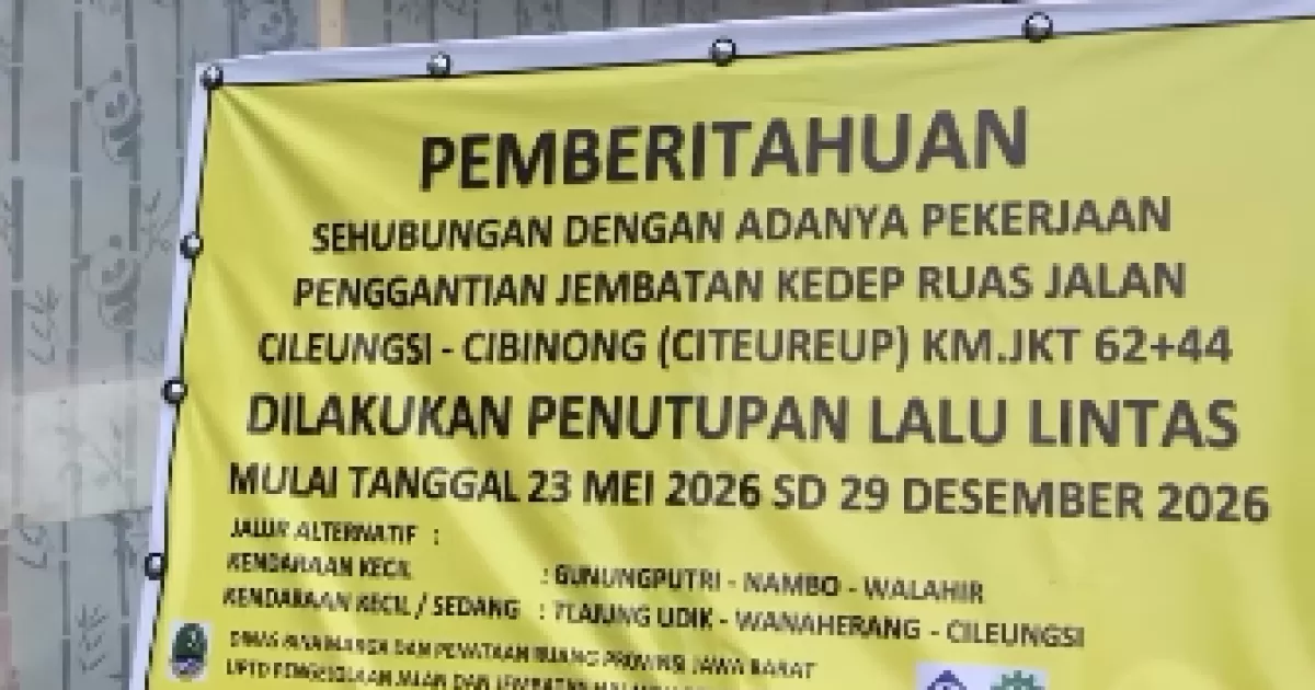 Kecamatan Klapanunggal Sosialisasikan Pengalihan Arus Selama Pembongkaran Jembatan Wika