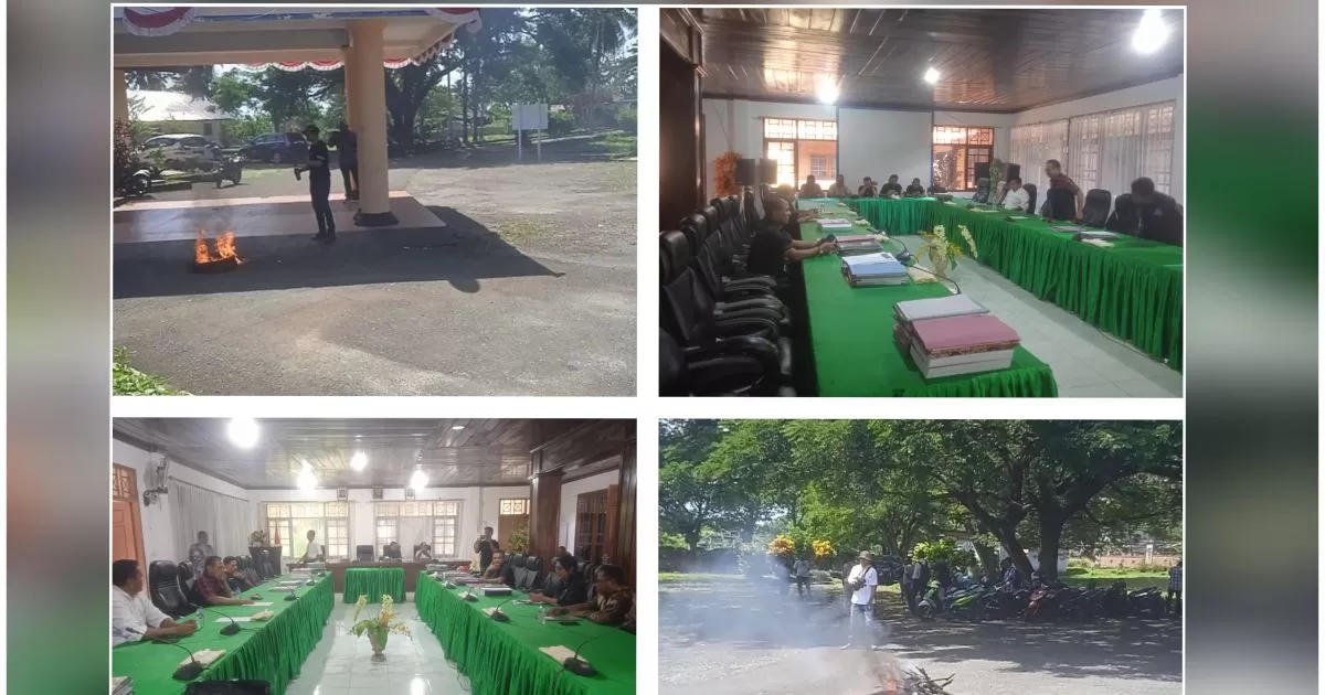 Aktivis Muda Tanimbar Bakar Ban di DPRD, Desak Kepastian Hak Daerah dalam Proyek Masela