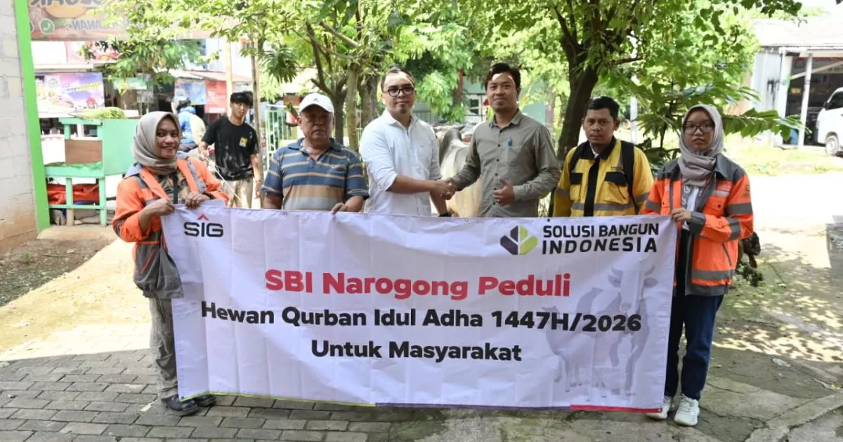 Solusi Bangun Indonesia Salurkan 27 Hewan Kurban di Bogor