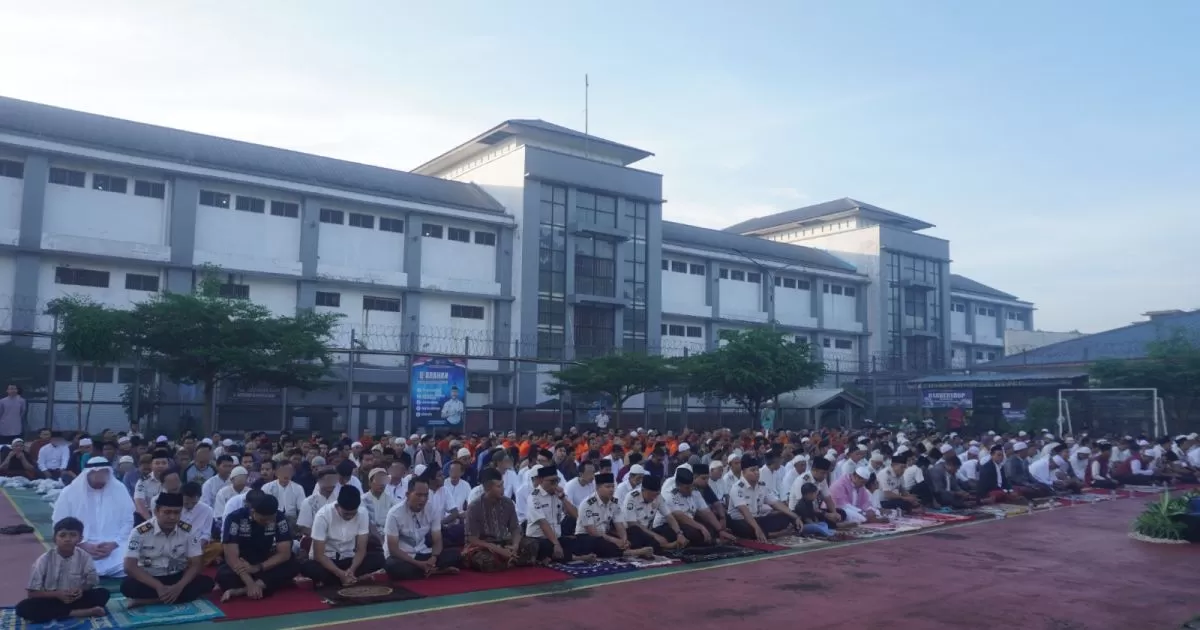 Rutan Depok Gelar Sholat Iduladha 1447 H, Warga Binaan Diajak Introspeksi dan Perbaiki Diri