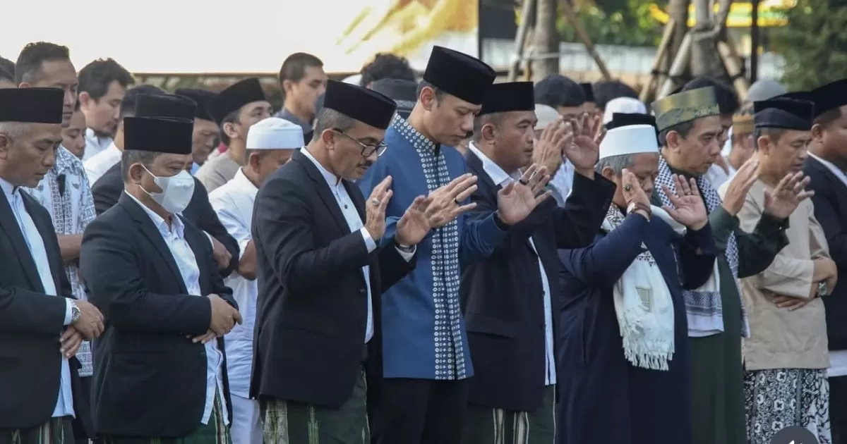 AHY Salat Iduladha di Jaksel, Ajak Perkuat Solidaritas Kemanusiaan