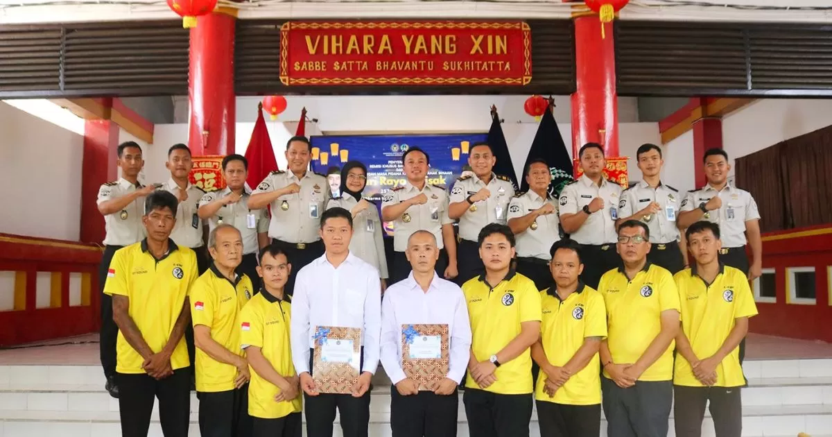 Enam Warga Binaan Lapas Cibinong Terima Remisi Khusus Waisak 2026, Jadi Motivasi Perbaiki Diri