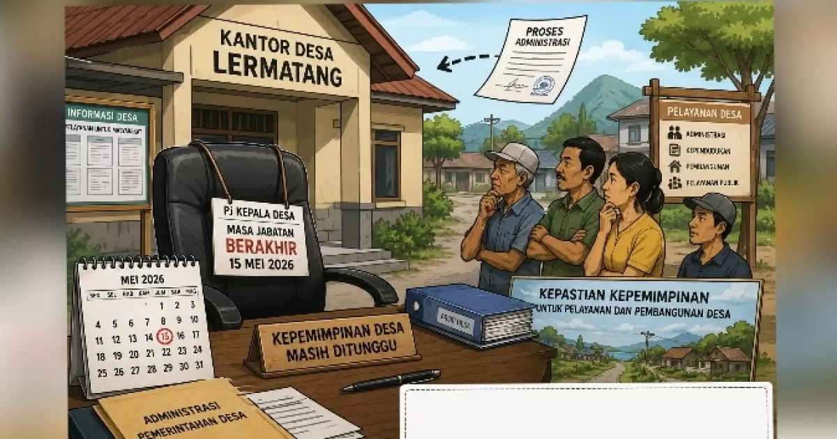 Masa Jabatan Pj Desa Lermatang Berakhir, Kepastian Kepemimpinan Masih Ditunggu
