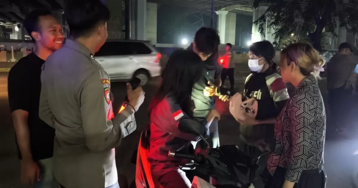 Polsek Pademangan Amankan Dua Wanita Pembawa Sabu Saat Patroli KRYD di Perbatasan Ancol