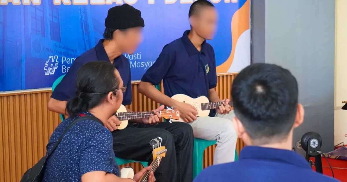 Rutan Kelas I Depok Gelar Latihan Musik Keroncong, Asah Kreativitas dan Bakat Warga Binaan