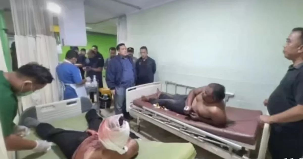 Dua Anggota Brimob Polda Banten Dibacok Diduga Debt Collector di Serang