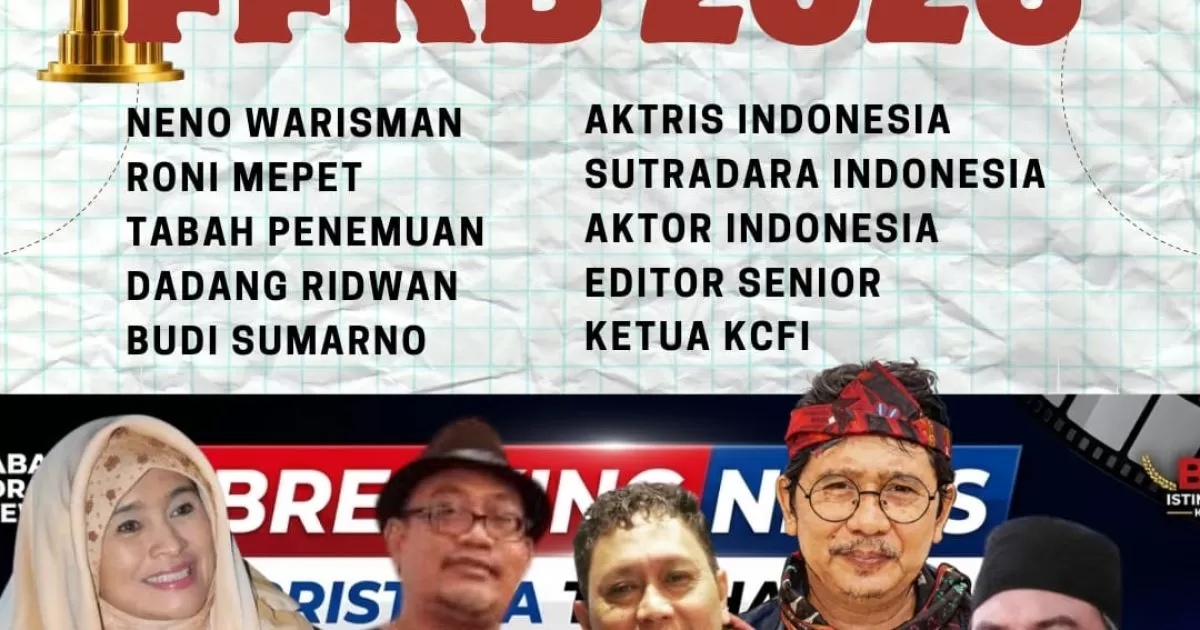 Festival Film Kabupaten Bogor 2026 Mulai Dinilai, Hadirkan 5 Juri untuk Cetak Sineas Muda Berkualitas