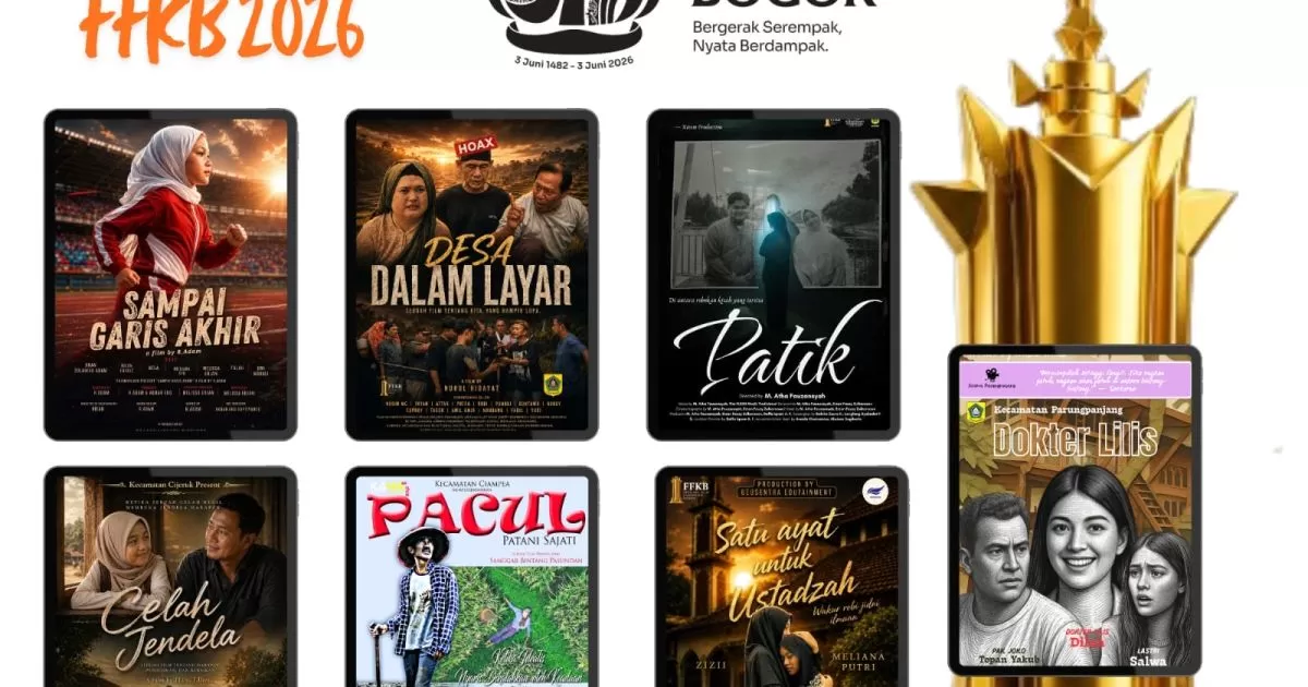 Poster Peserta Festival Film Kabupaten Bogor 2026 Mulai Bermunculan, Tunjukkan Kreativitas Sineas Muda