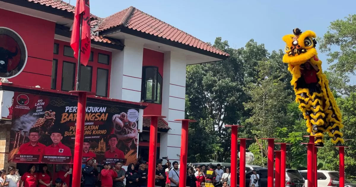 PDI Perjuangan Kabupaten Bogor Gelar Pertunjukan Barongsai, Semarakkan Bulan Bung Karno 2026