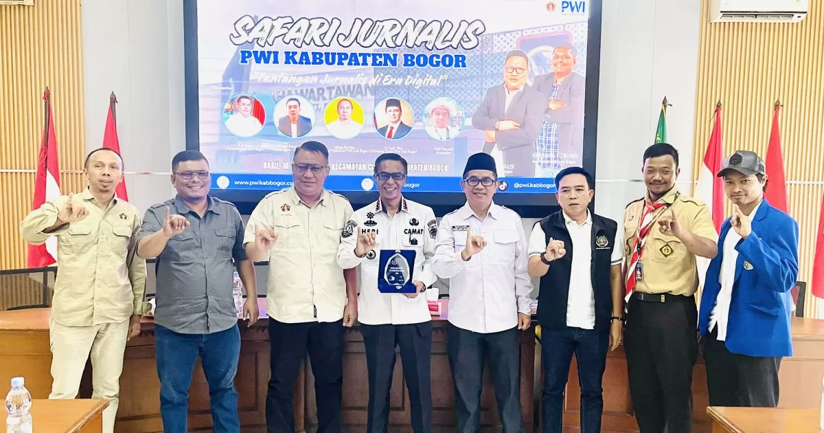 PWI Kabupaten Bogor Gelar Safari Jurnalis Ke-4 Tahun 2026 di Cisarua, Berikan Edukasi Jurnalistik dan Literasi Digital