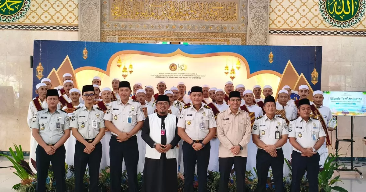 31 Warga Binaan Lapas Cibinong Diwisuda Tahfidz Al-Qur’an