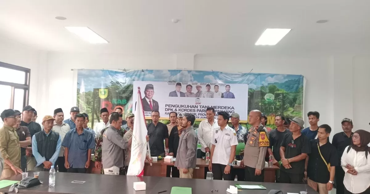 DPK dan Kordes Tani Merdeka Indonesia Parungpanjang Dikukuhkan, Siap Wujudkan Swasembada Pangan