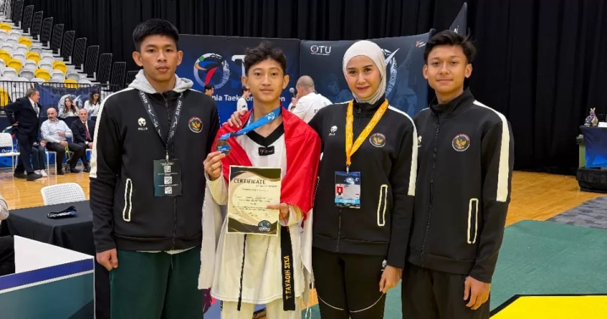 Indonesia Raih Perunggu dan Perak di Australia, PBTI Apresiasi Perjuangan Atlet Taekwondo Menuju Asian Games 2026