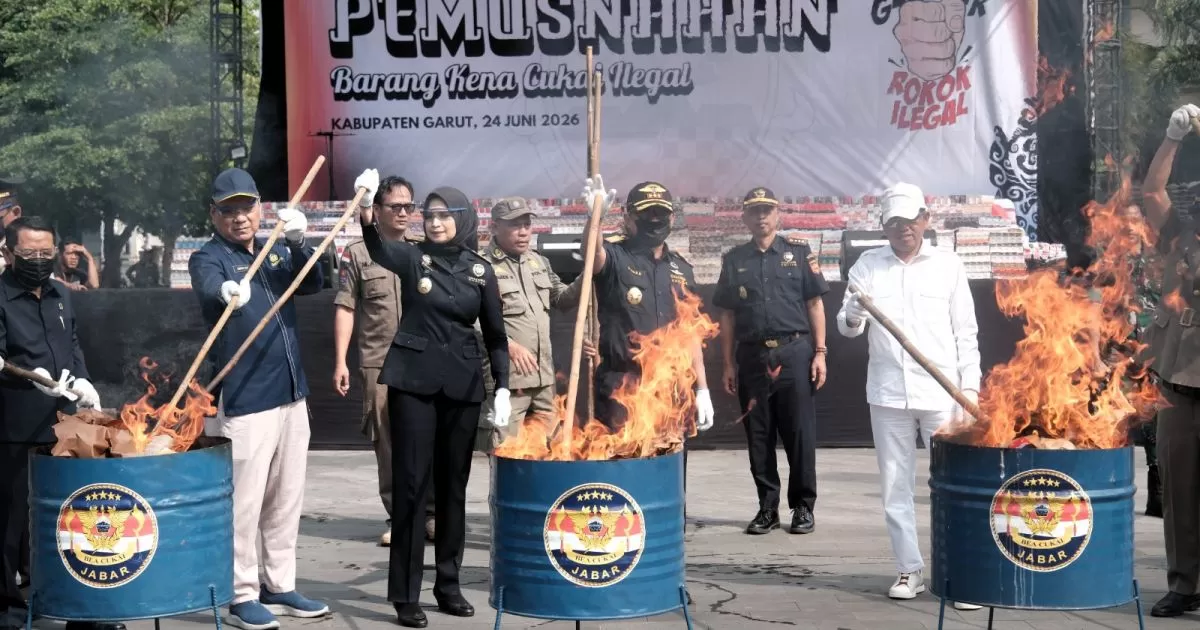 Bea Cukai Musnahkan 44 Juta Batang Rokok Ilegal, Selamatkan Kerugian Negara Rp32,95 Miliar