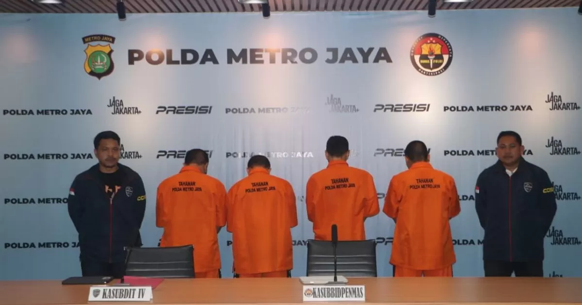 Polda Metro Jaya Ungkap Judi Online 1XBET, Empat Tersangka Ditangkap
