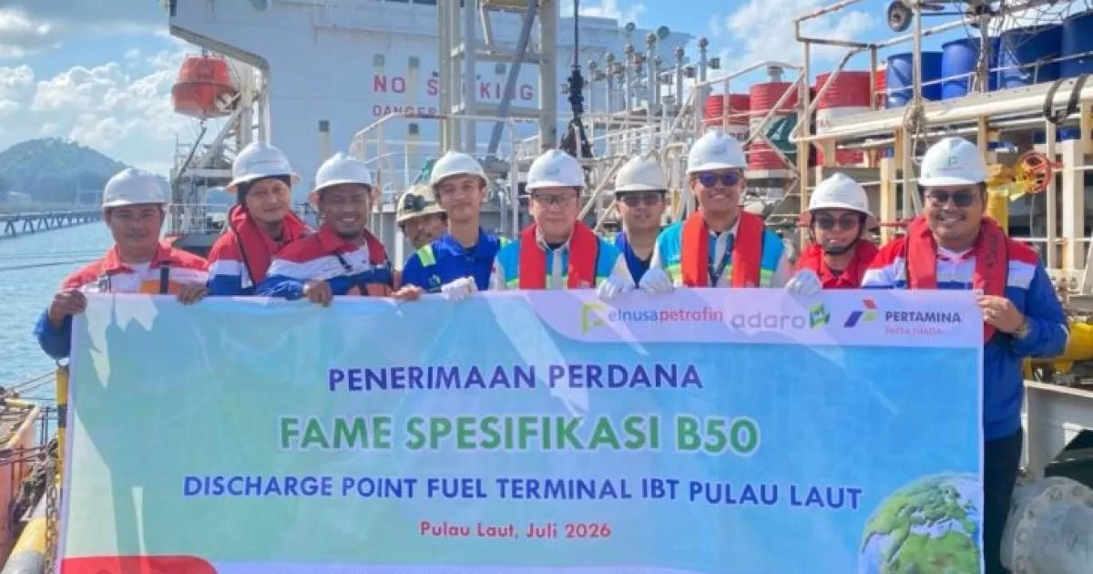 Elnusa Petrofin Salurkan Perdana Biosolar Industri B50, Perkuat Transisi Energi dan Ketahanan Energi Nasional