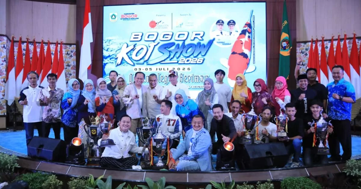 Bogor Koi Show 2026 Sukses Digelar, 1.517 Ikan Koi Ramaikan Kontes Nasional di Kabupaten Bogor